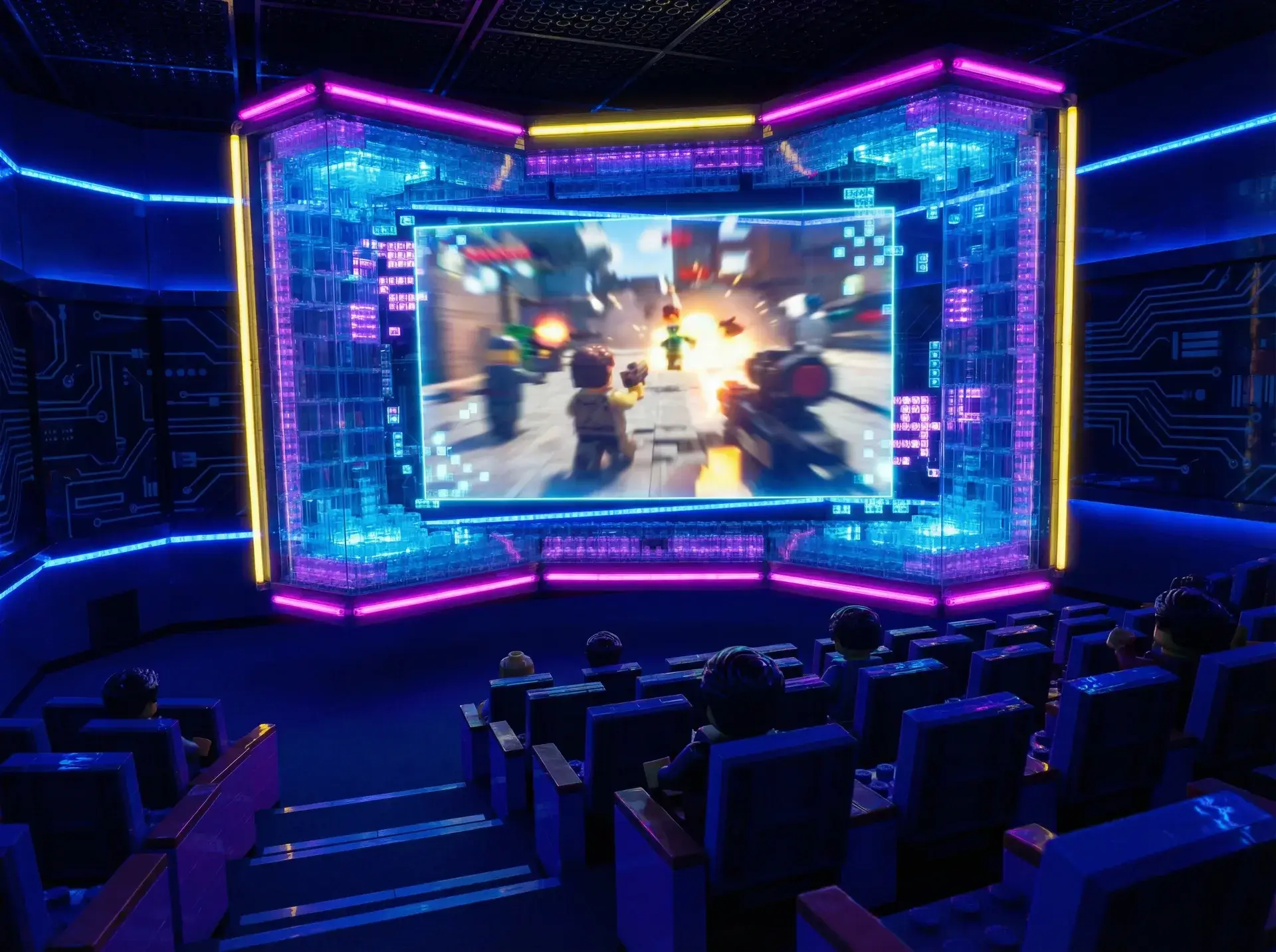 抢庄牛牛 积木影院全息投影屏幕